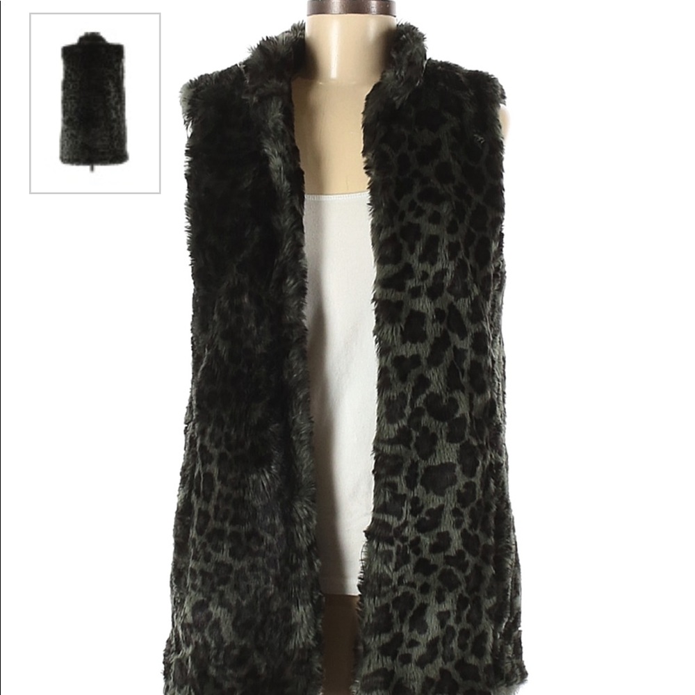 W118 By Walter Baker Faux Fur Vest Size XS